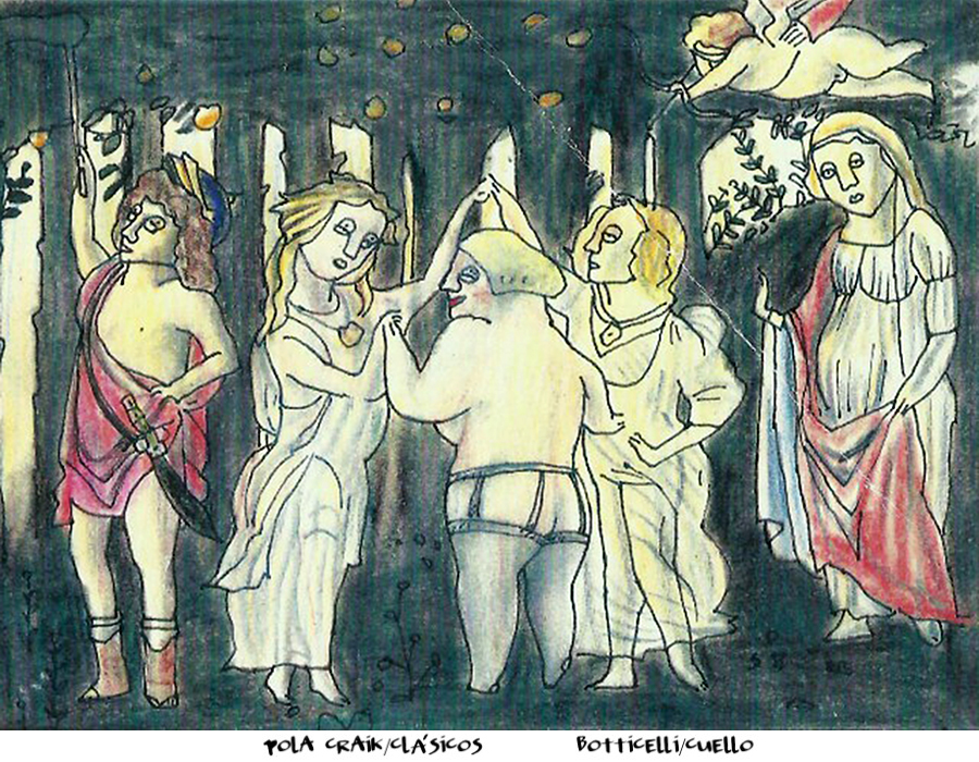 Pola Craik Clásicos Botticelli Jorge Cuello Humor a la Wargon 02
